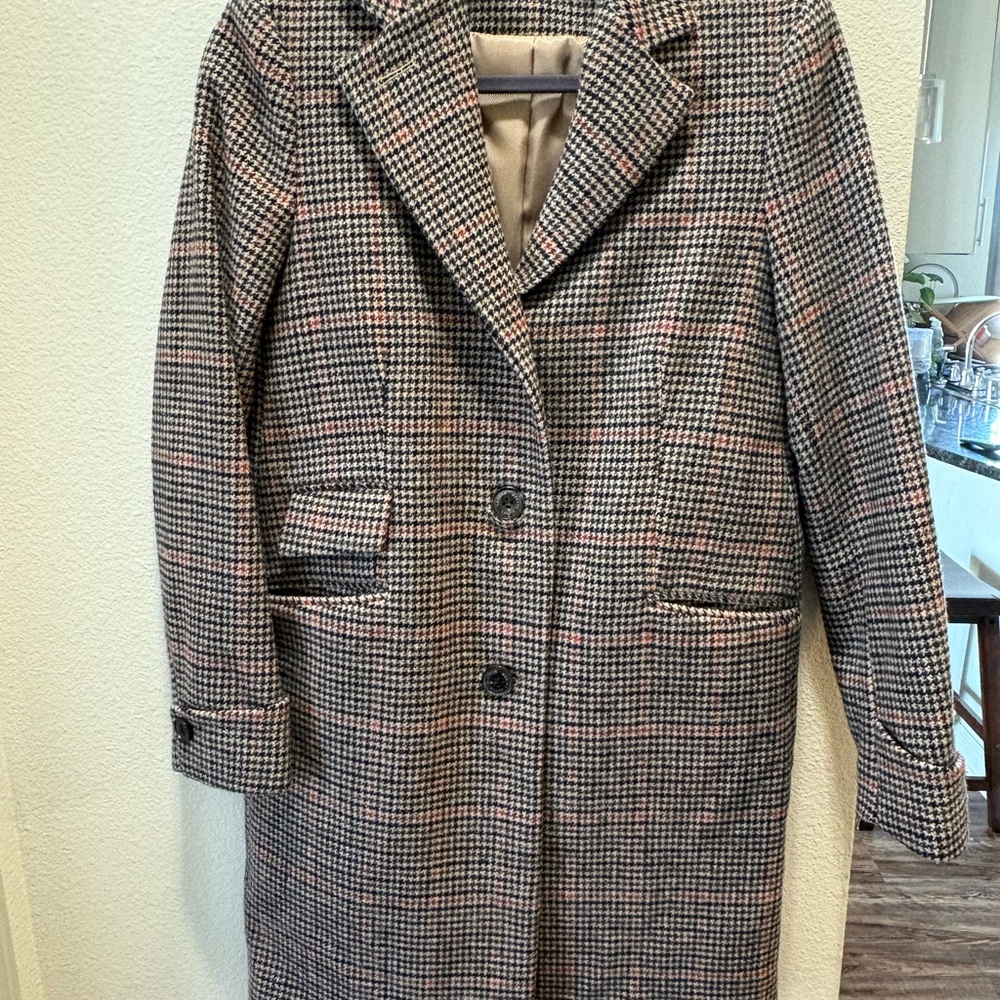 Lauren Ralph Lauren plaid Pea coat size 2 - Picture 4 of 15